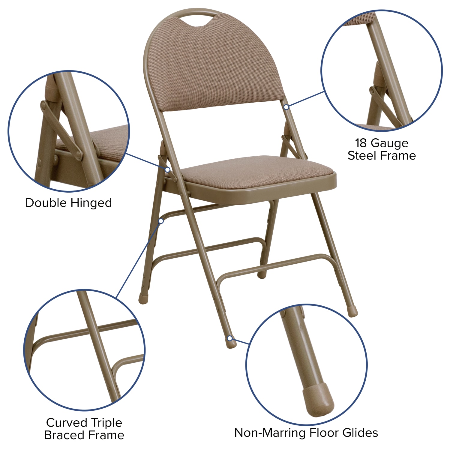 Flash Furniture HERCULES Series ExtraLarge UltraPremium TripleBraced MetalFabric Folding Chairs With EasyCarry Handles Beige Pack Of 2 Chairs PopularChairscom Flash Furniture HERCULES Series Extra Large Ultra Premium Triple Braced MetalFabric Folding Chairs With Easy Carry Handles Beige Pack Of 2 Chairs PopularChairscom