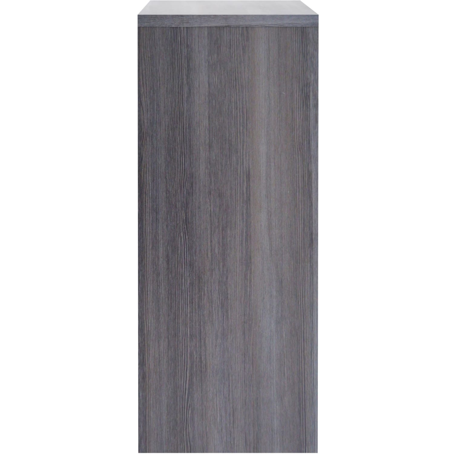 Lorell Laminate Desk Hutch, 36inH x 66inW x 15inD, Weathered Charcoal - Image 4