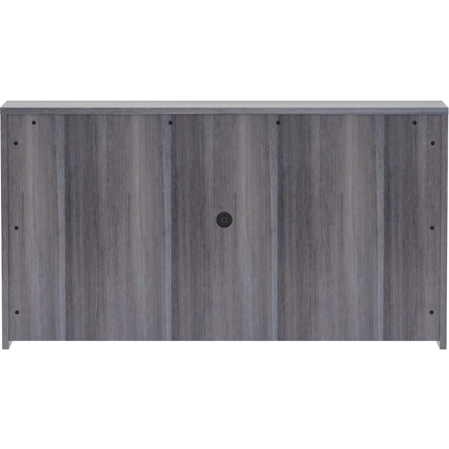 Lorell Laminate Desk Hutch, 36inH x 66inW x 15inD, Weathered Charcoal - Image 5