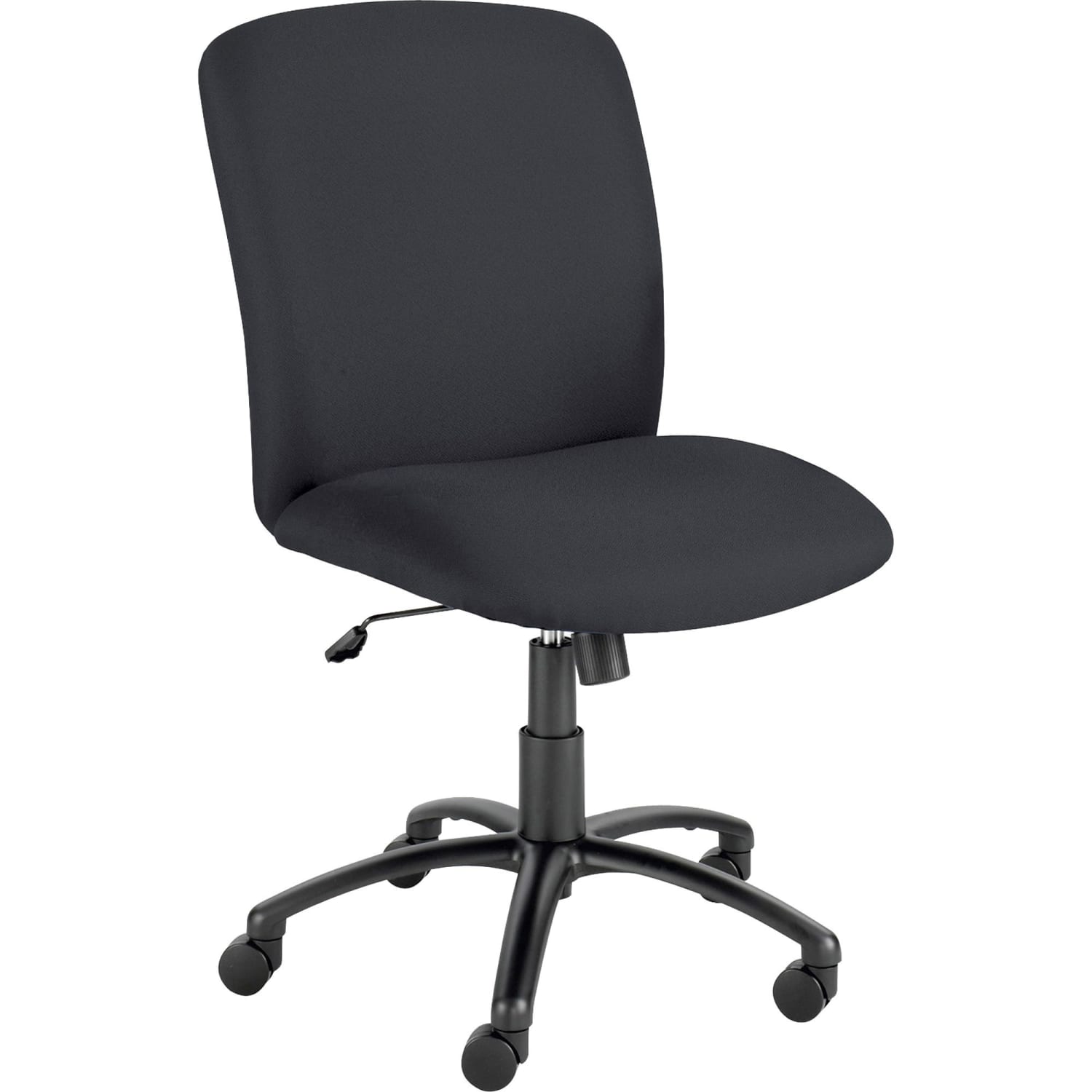 Safco Uber Big  Tall Mid Back Chair Black PopularChairscom