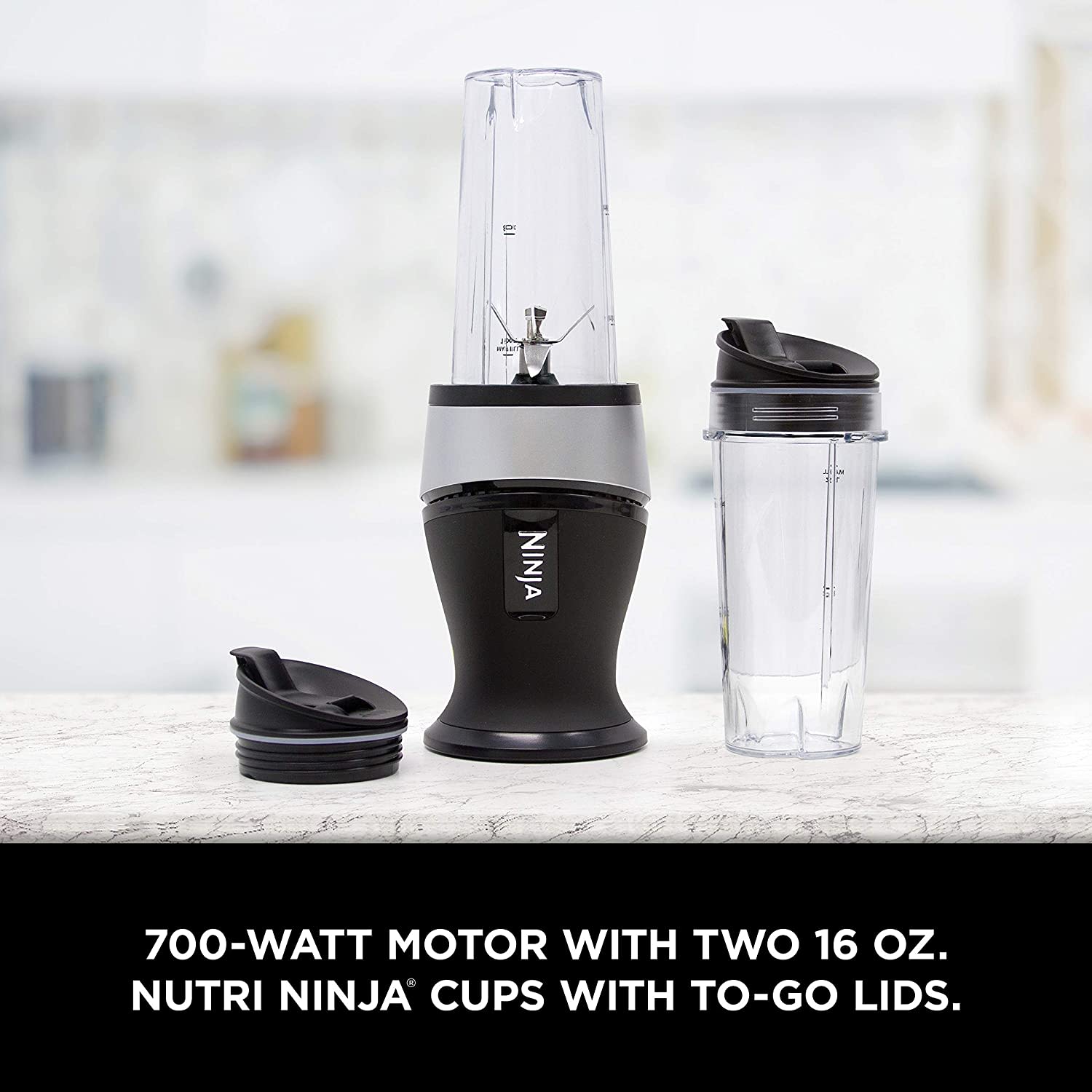 Ninja QB3001SS Nutri-Ninja Fit, 16 Oz, Silver/Black - Image 3