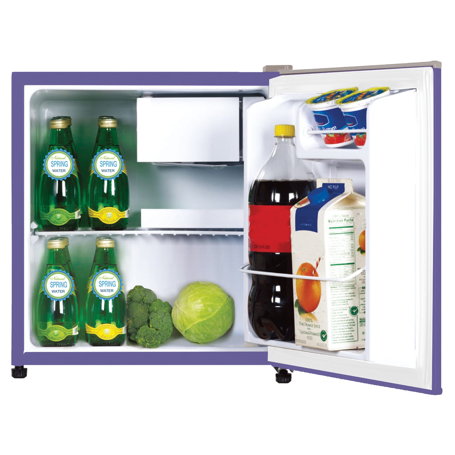 Frigidaire 1.6 cu ft Compact Refrigerator, Purple - Image 4