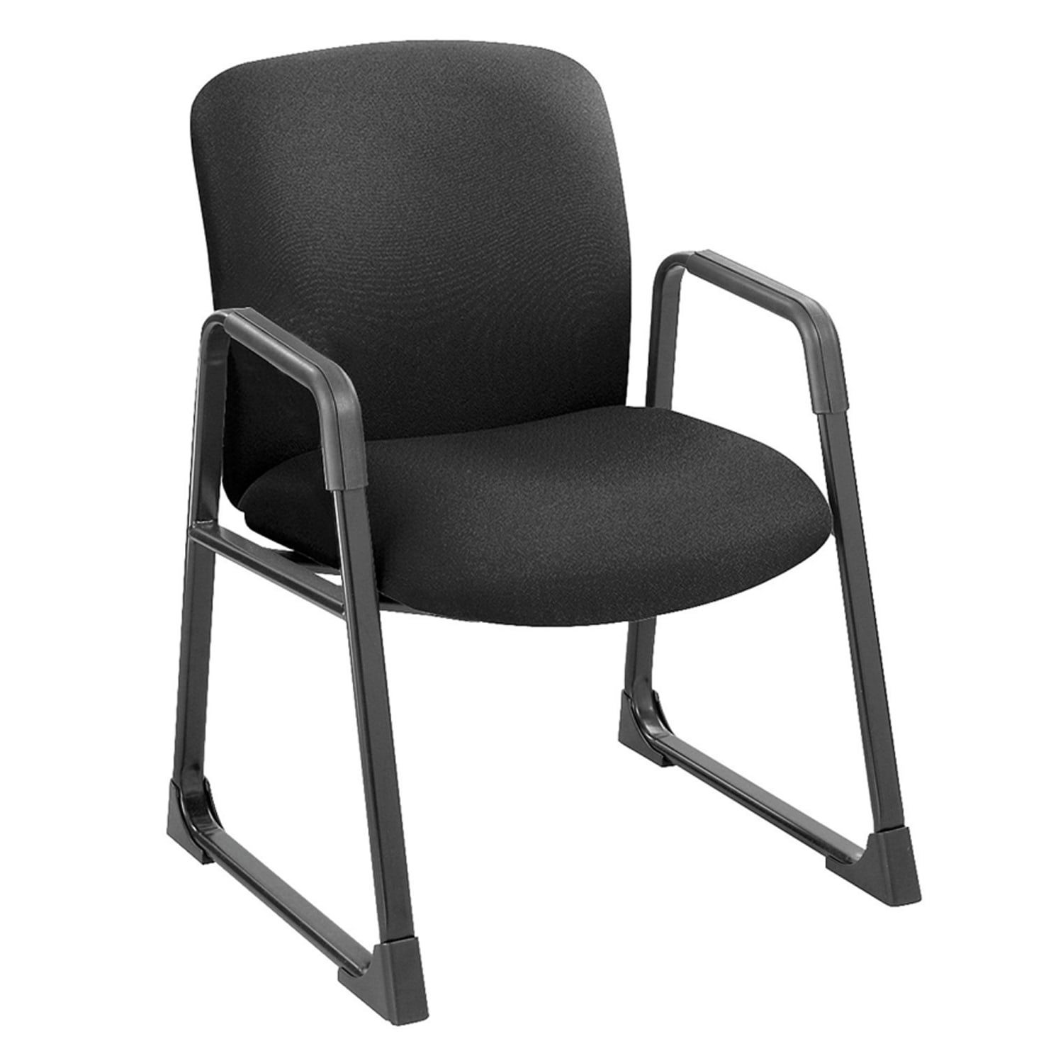 Safco Uber Fabric Guest Chair Black PopularChairscom