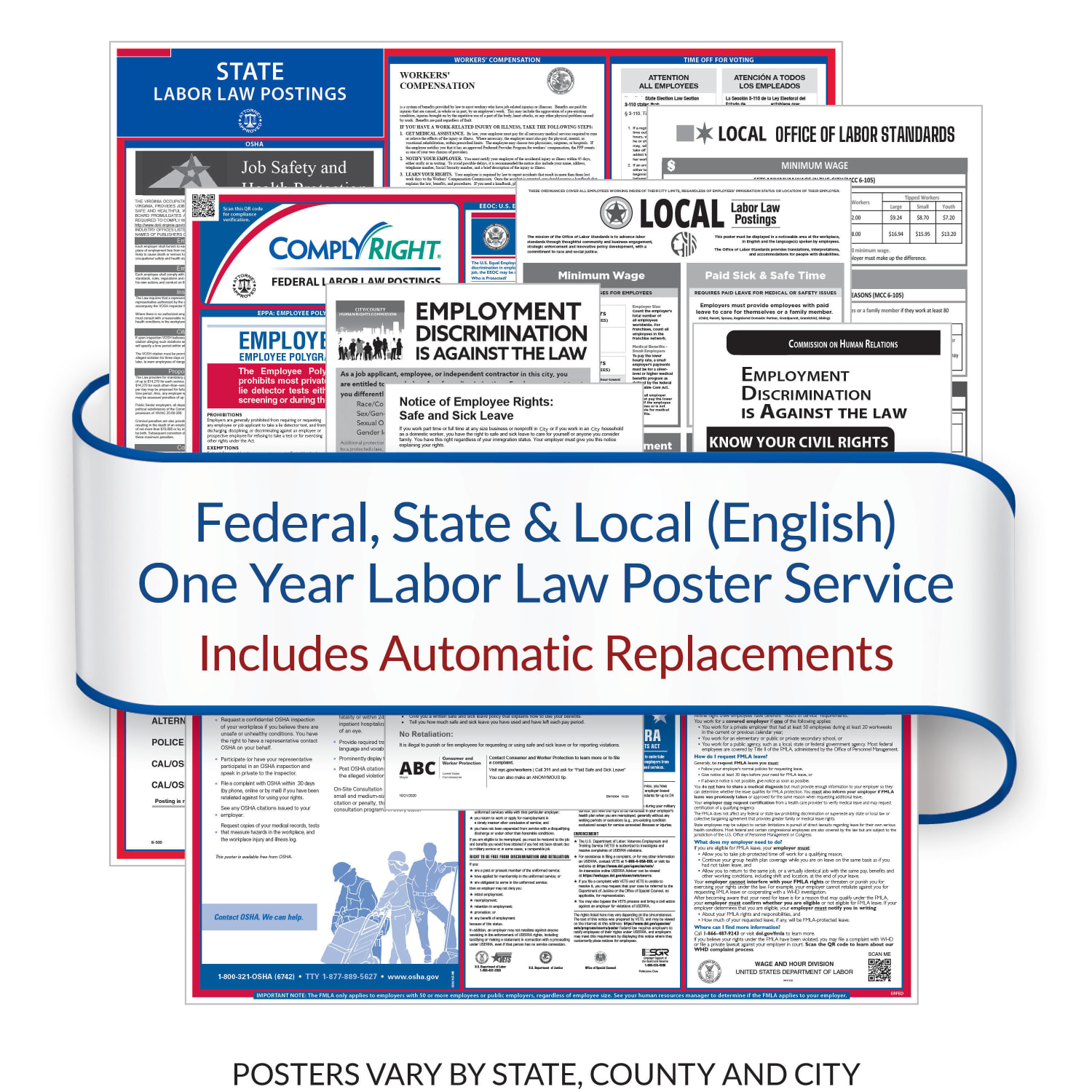 ComplyRight Federal, State And Local Labor Law 1-Year Poster Service, English, Louisiana - Image 3