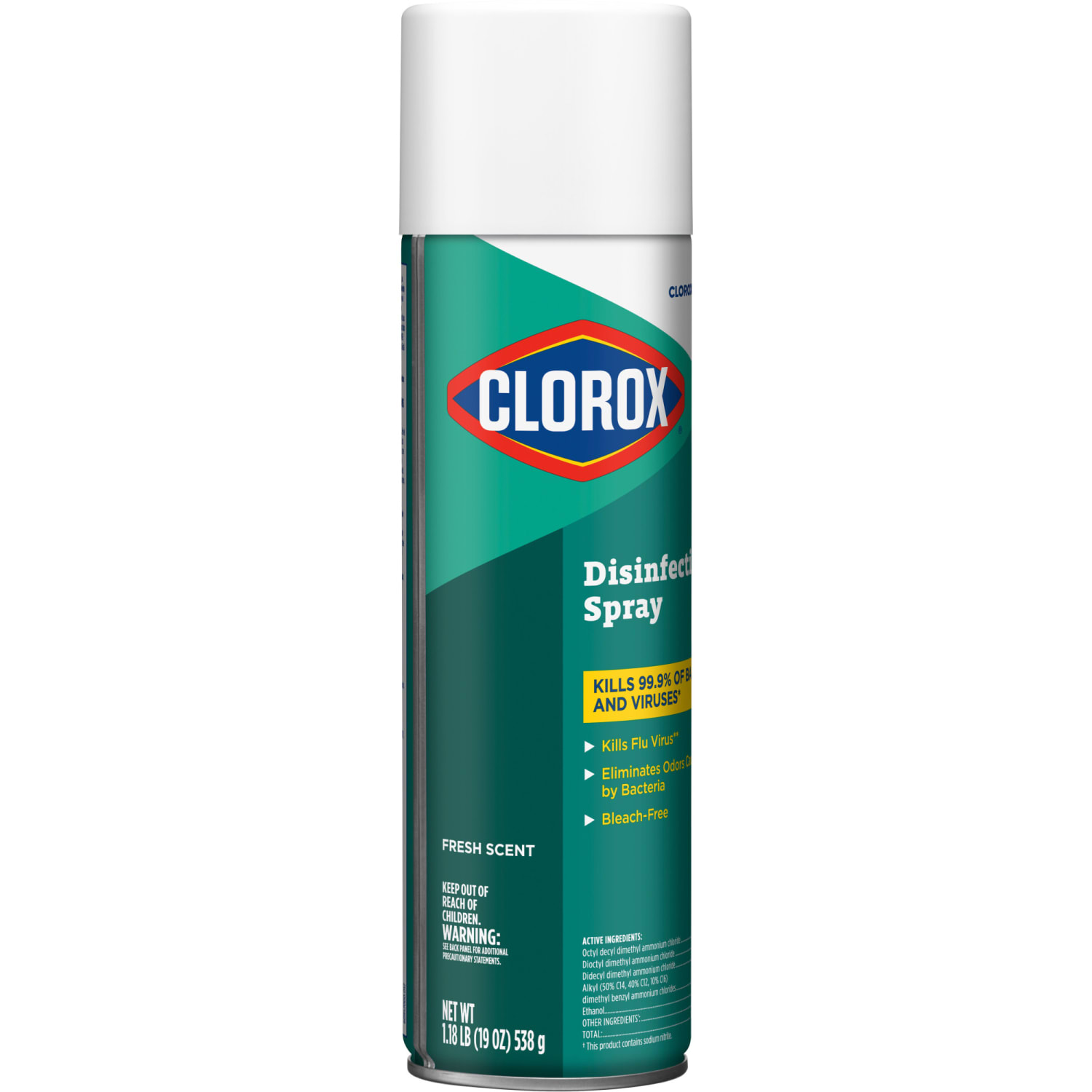Clorox Disinfecting Spray, Fresh Scent, 19 Oz Bottle, Case Of 12 - Image 4