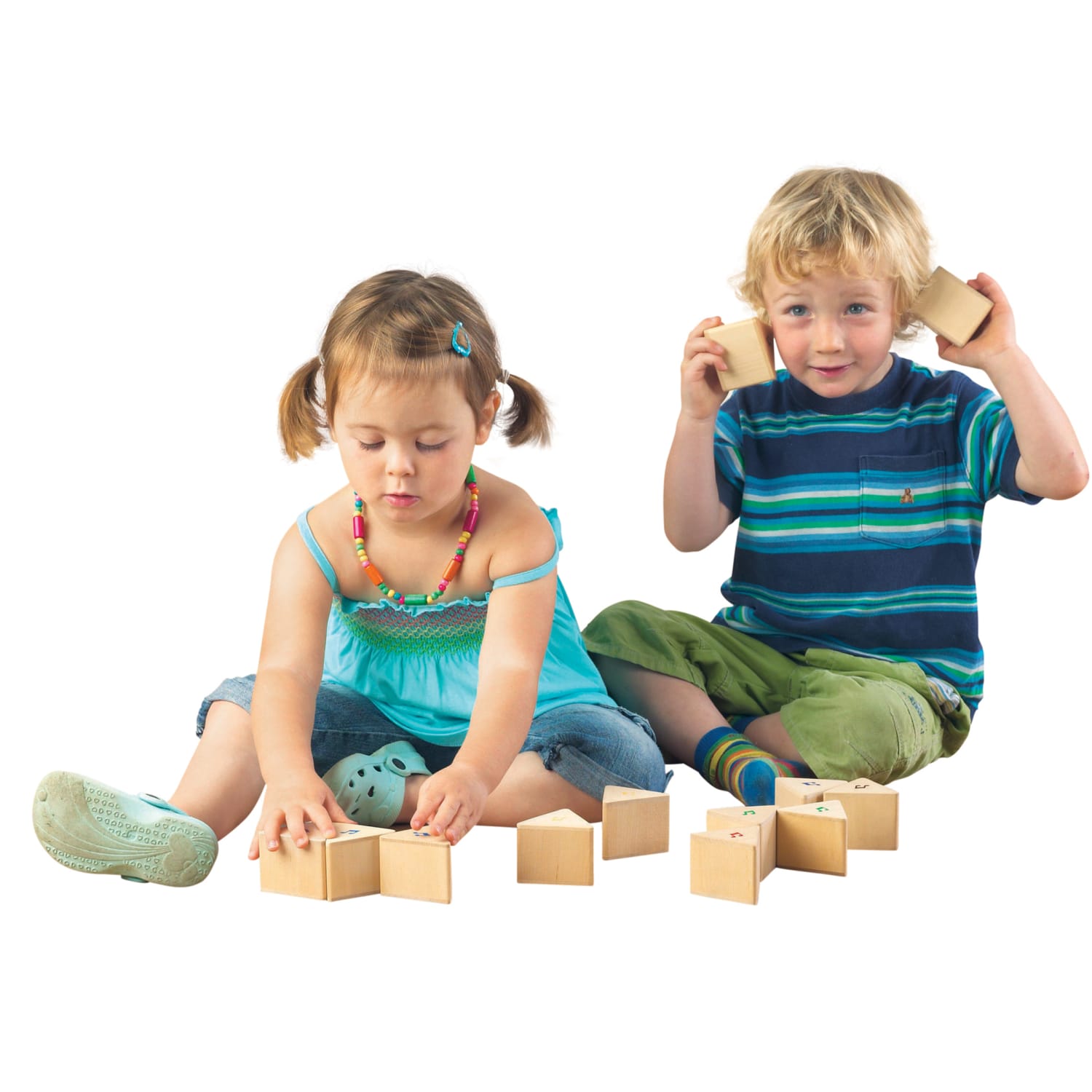 TickiT Sound Prisms, 2-7/16inH x 2inL x 2-7/16inD, Wood, Set Of 12 Prisms - Image 6