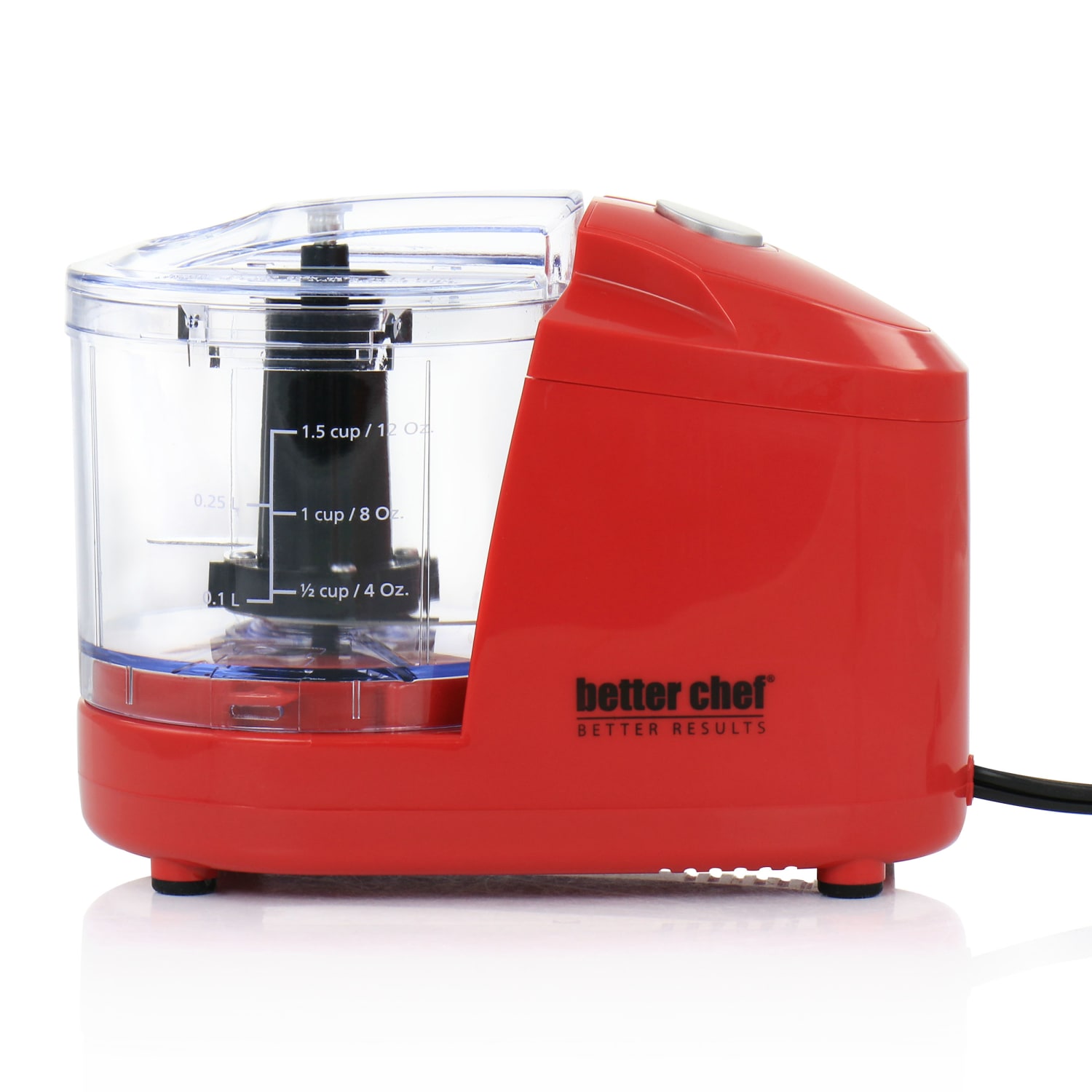 Better Chef Compact Mini Chopper, 12 Oz, Red - Image 5
