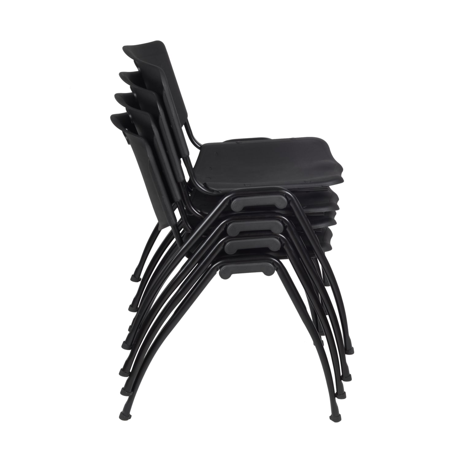 Regency M Breakroom Stacking Chairs ChromeBlack Pack Of 4 Chairs PopularChairscom Regency M Breakroom Stacking Chairs ChromeBlack Pack Of 4 Chairs PopularChairscom