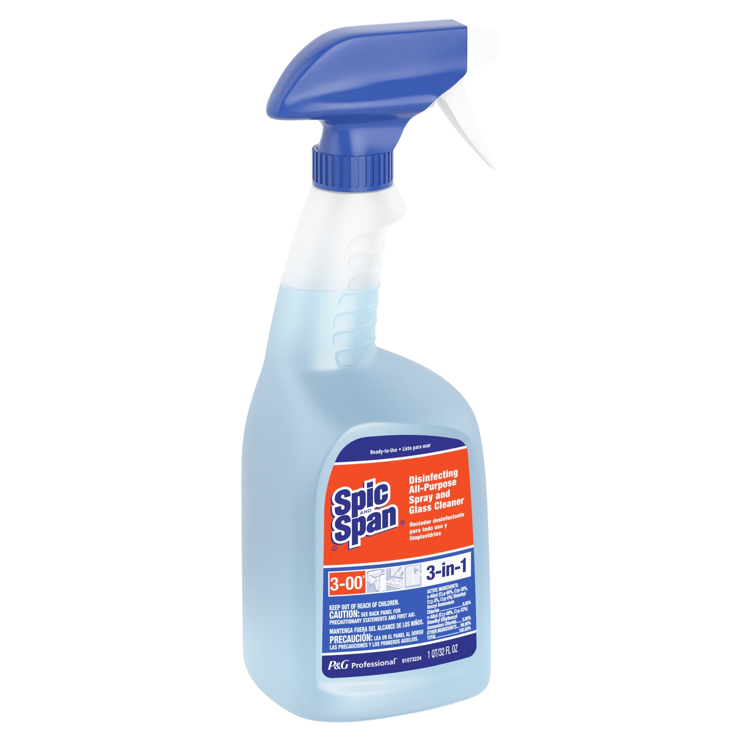 Spic And Span Disinfecting All-Purpose Cleaner Spray & Glass Cleaner, 32 Oz, Case Of 6 Bottles - Image 3
