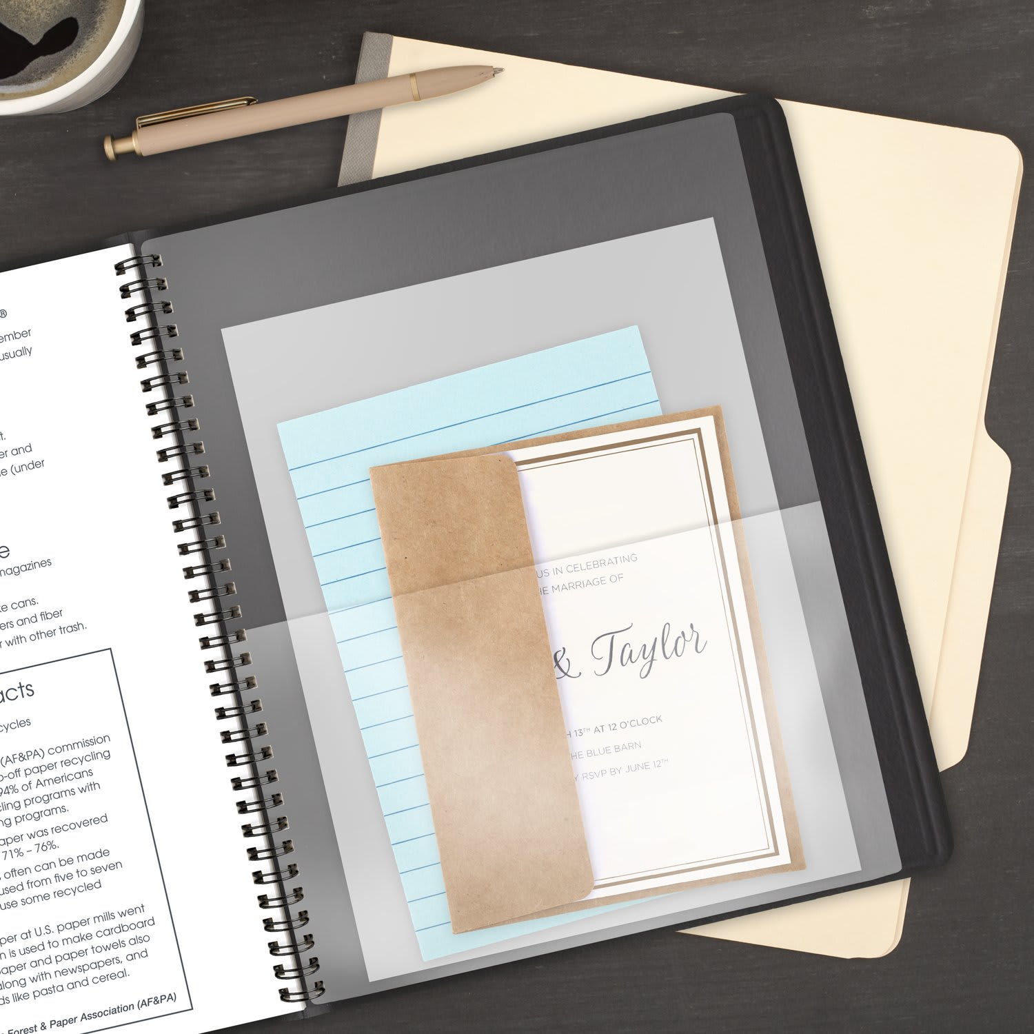 AT-A-GLANCE Academic 2026-2027 Weekly Appointment Book Planner, Black, Large, 8 1/4in x 11in - Image 5