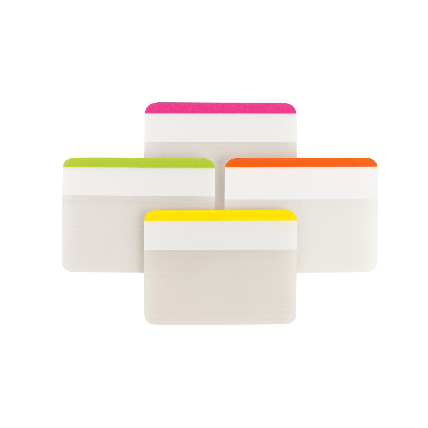 Post-it Notes Durable Filing Tabs, 2in, Assorted Colors, 6 Flags Per Pad, Pack Of 4 Pads - Image 5