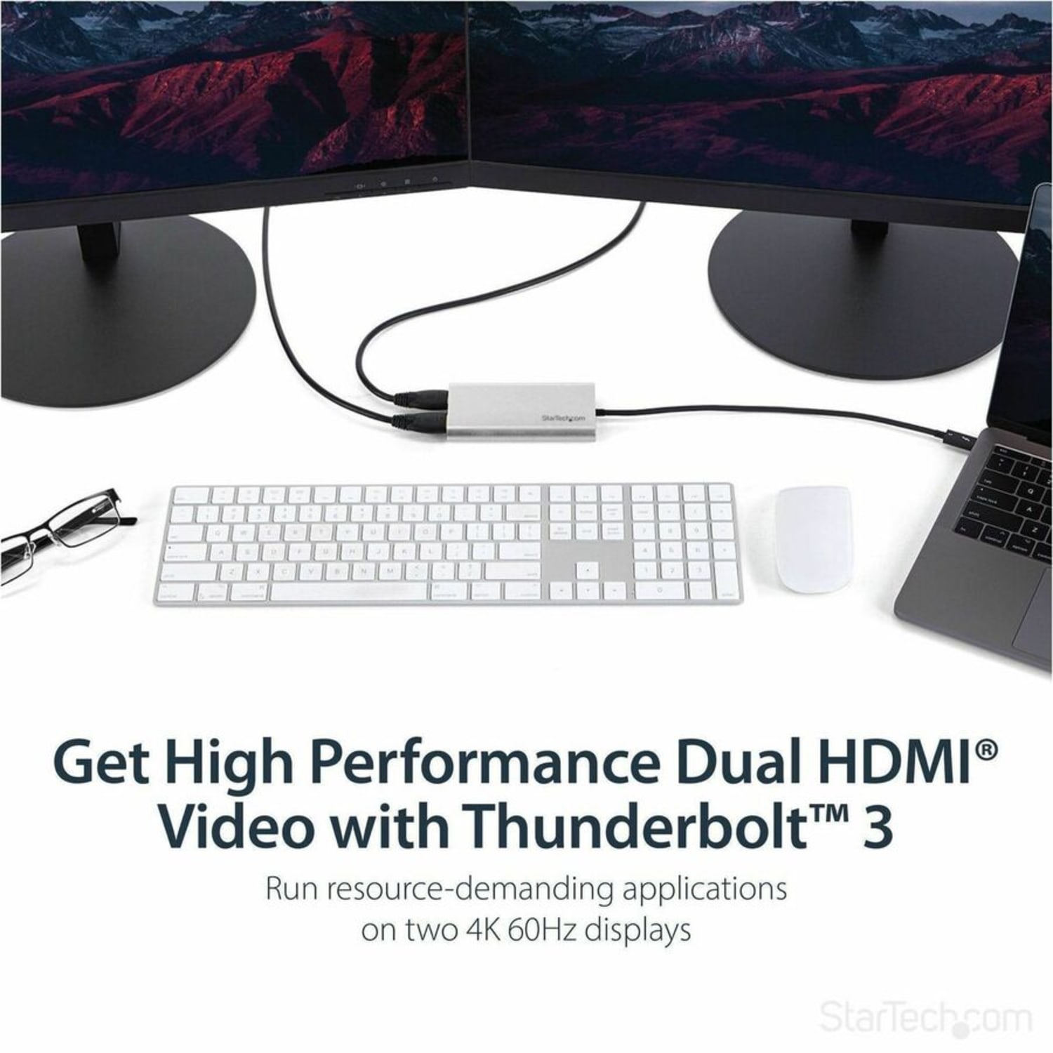 StarTech.com Thunderbolt 3 To Dual HDMI Adapter - Image 3