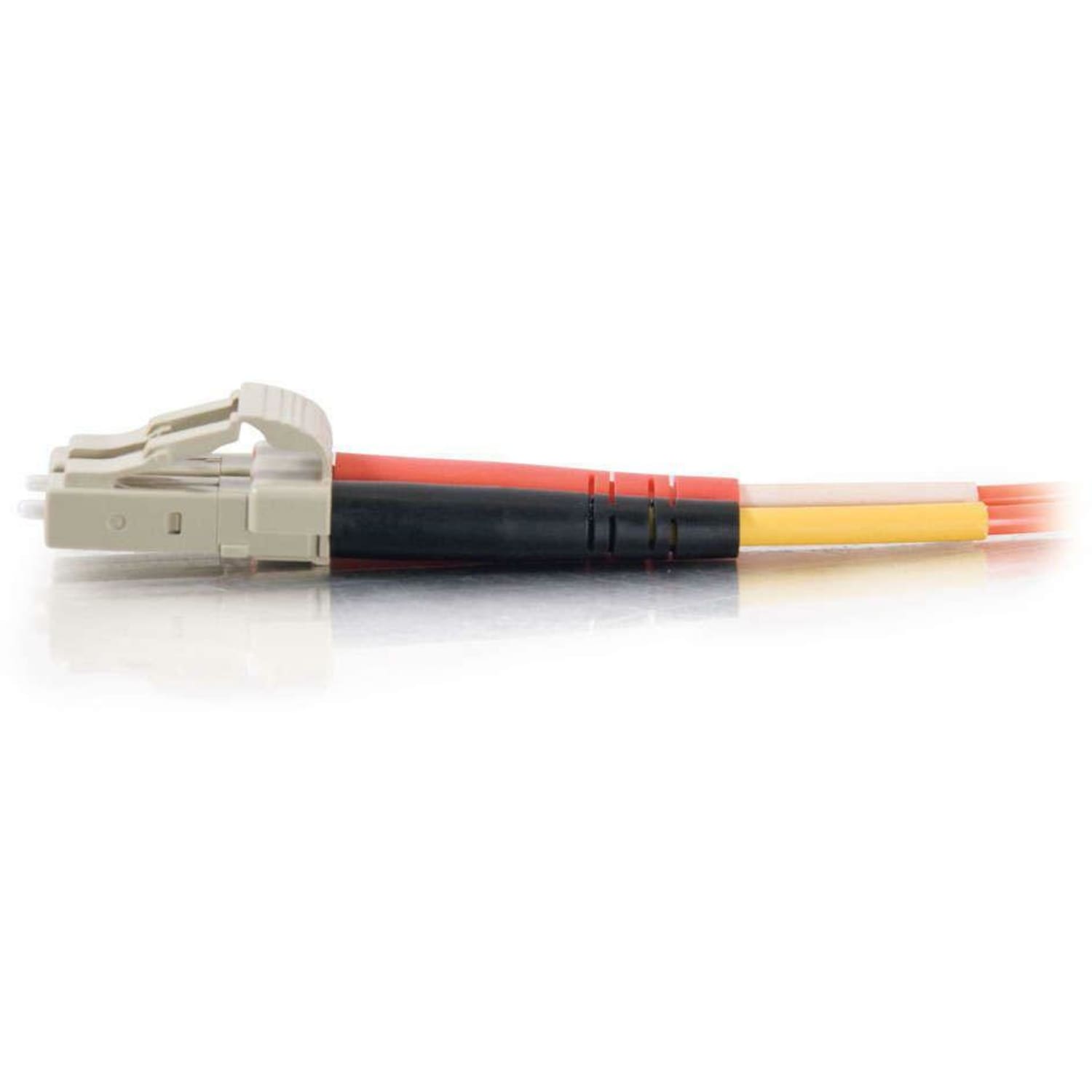 C2G LC-LC 62.5/125 OM1 Duplex Multimode Fiber Optic Cable (Plenum-Rated) - Patch cable - LC multi-mode (M) to LC multi-mode (M) - 2 m - fiber optic - duplex - 62.5 / 125 micron - OM1 - plenum - orange - Image 3