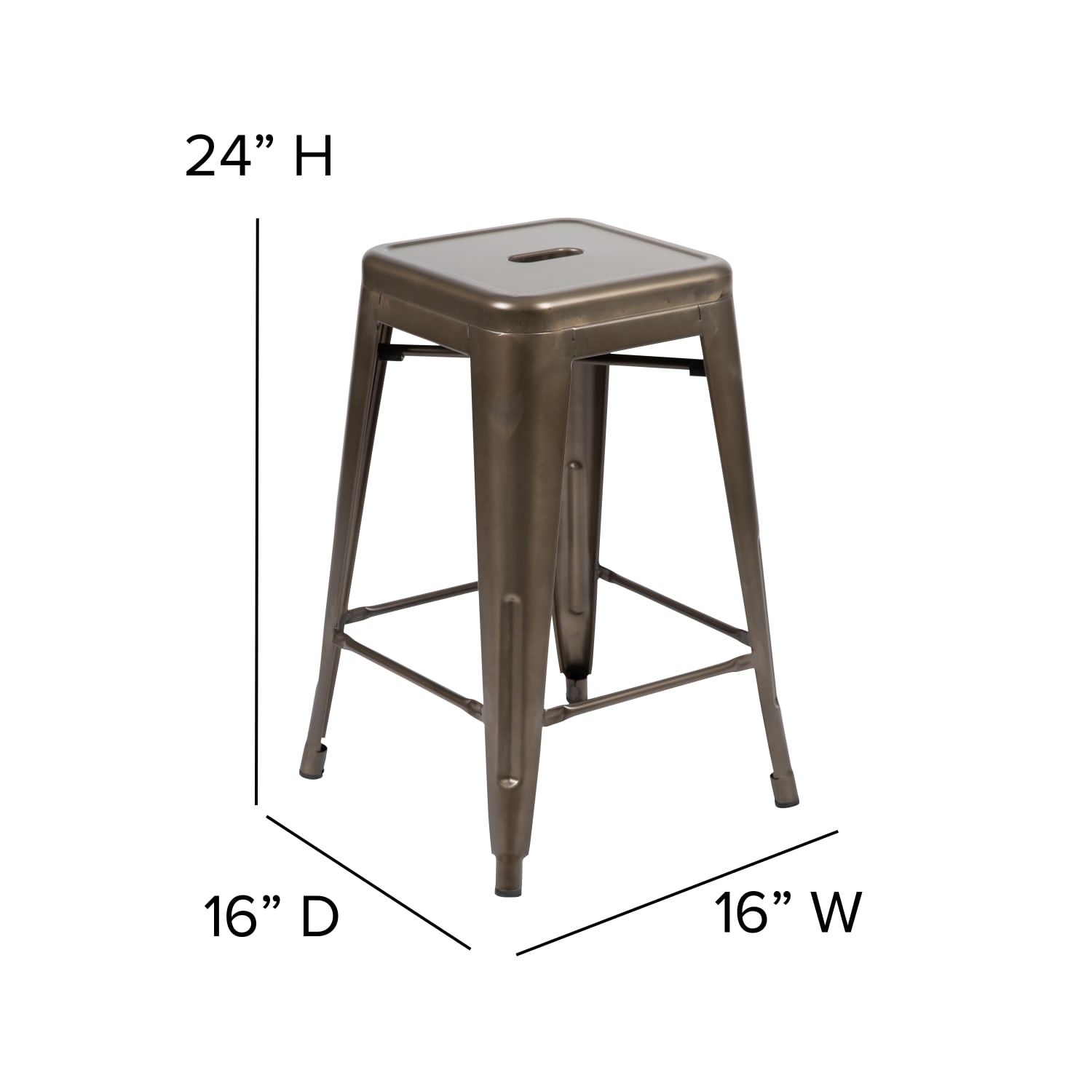 Flash Furniture 24in Metal CounterHeight Bar Stools Set Of 4 Bar Stools Gunmetal PopularChairscom Flash Furniture 24in Metal Counter Height Bar Stools Set Of 4 Bar Stools Gunmetal PopularChairscom