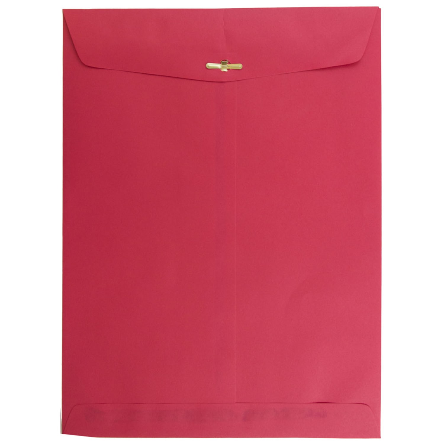JAM Paper Open-End 9in x 12in Catalog Envelopes, Clasp Closure, Red, Pack Of 100 Envelopes - Image 3