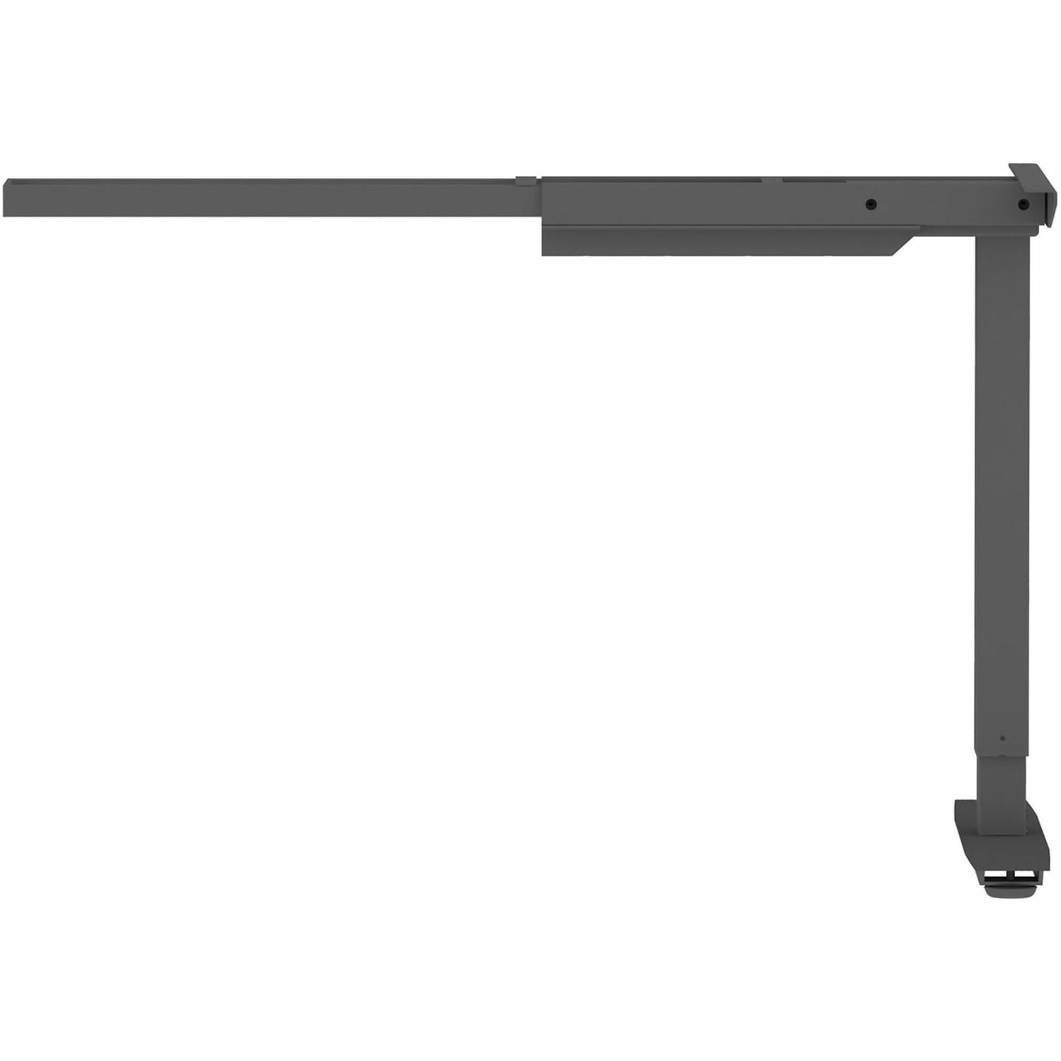 Lorell Sit-Stand 3rd-Leg Base, 45inH x 51-6/10inW x 26-4/10inD, Black - Image 3