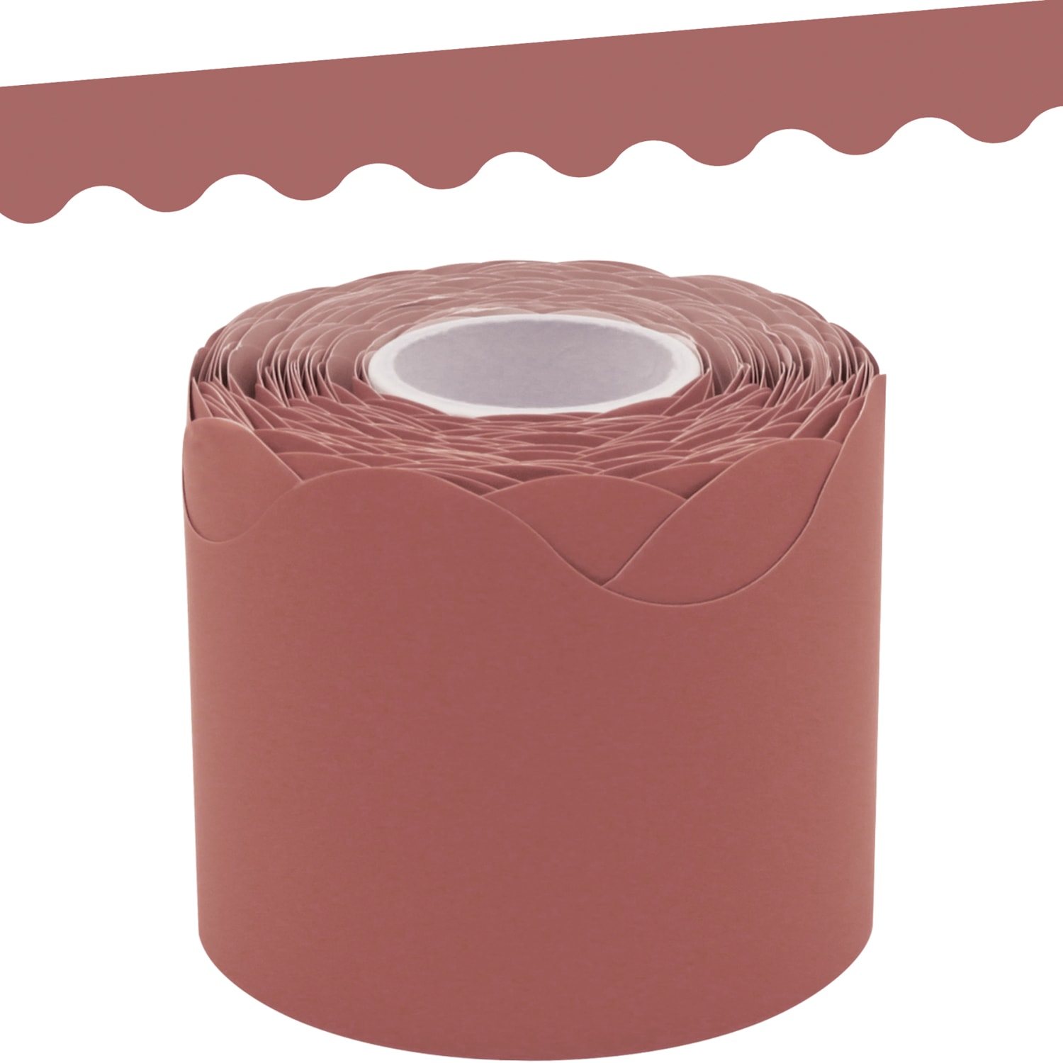 Teacher Created Resources Scalloped Border Trim Rolls, 50', Deep Rose, Pack Of 3 Rolls - Image 3