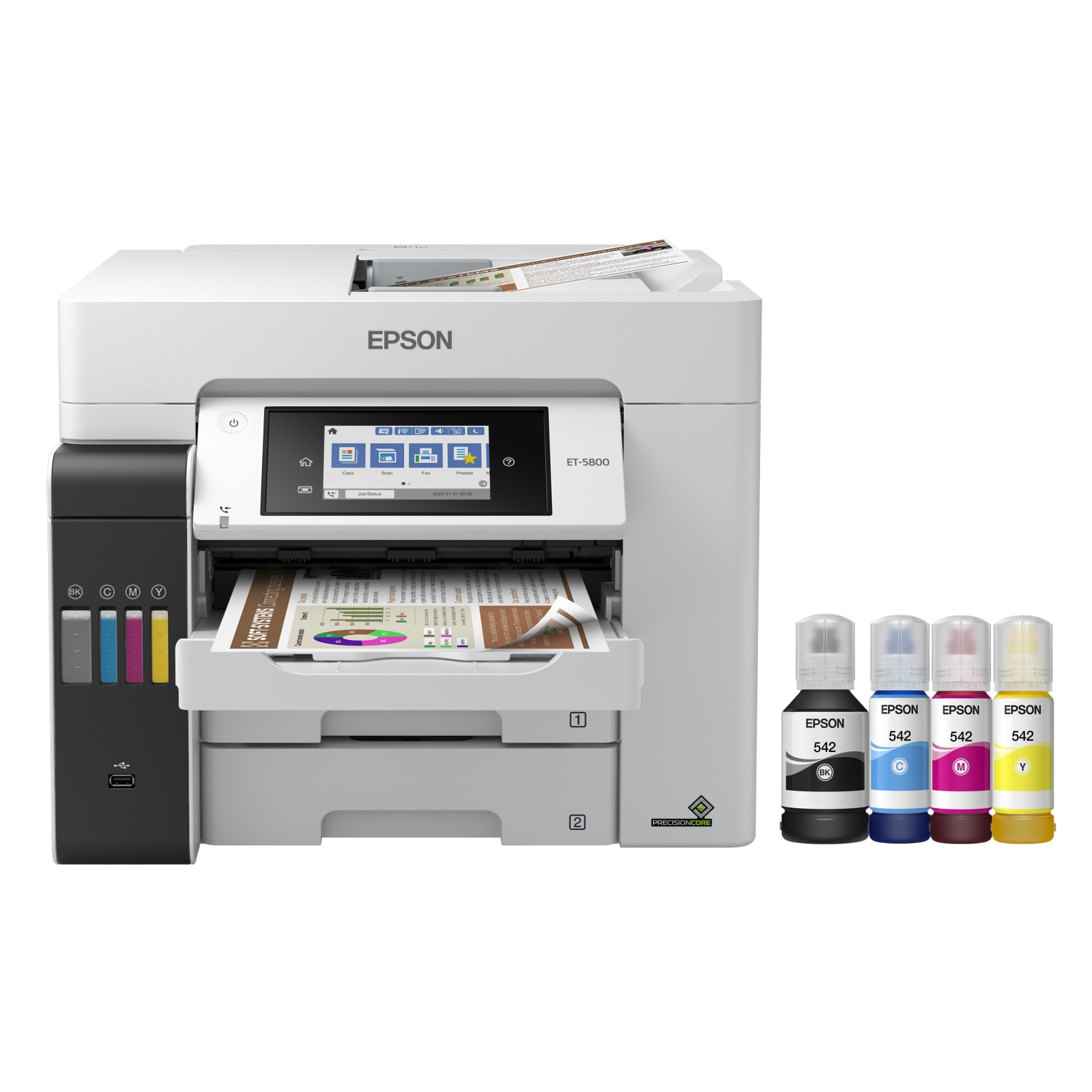 Epson EcoTank Pro ET-5800 Wireless Inkjet All-In-One Color Printer - Image 3
