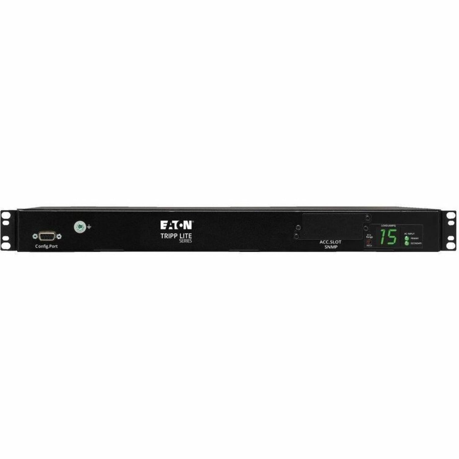 Tripp Lite PDU Metered ATS 2/2.4KW 200/240V 10 C13 2 C14 3.6M Cords 1URM - Horizontal rackmount - power distribution unit (rac - PDUMH15HVAT - Image 3