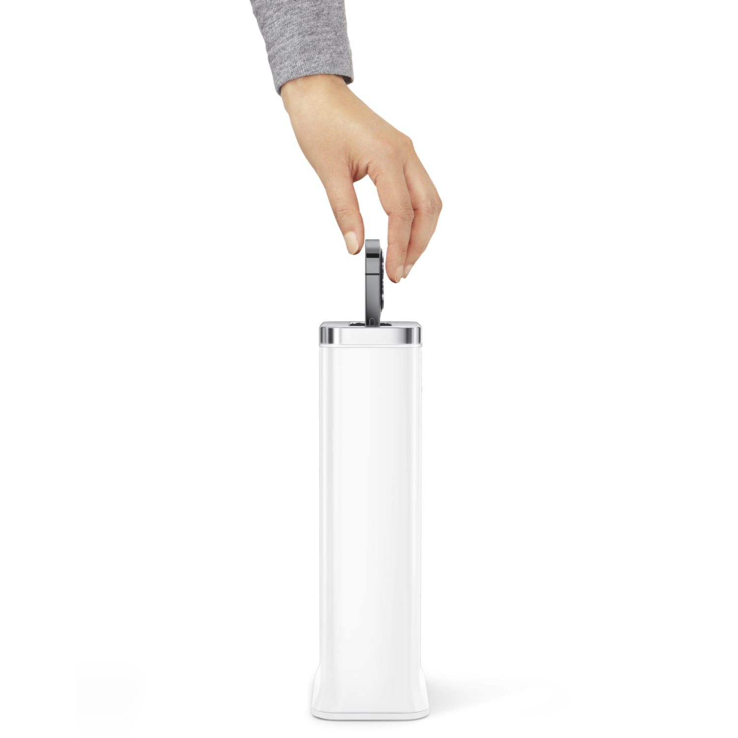 simplehuman Cleanstation Phone Sanitizer With UV-C Light, 7-5/8inH x 4-1/2inW x 2inD, White - Image 3