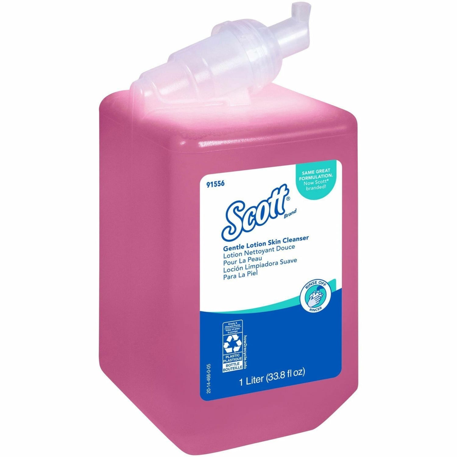 Kimcare Lotion Cleanser Soap, Unscented, 33.8 Oz Refill - Image 3