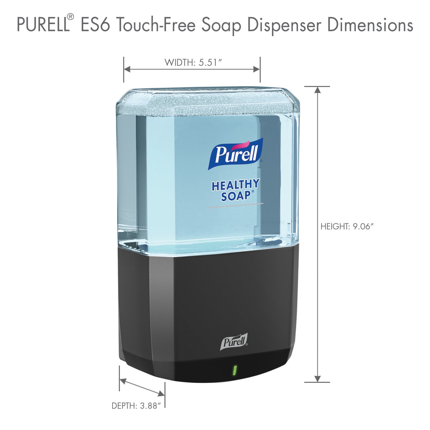 Purell ES6 Wall-Mount Soap Dispenser, Graphite - Image 6