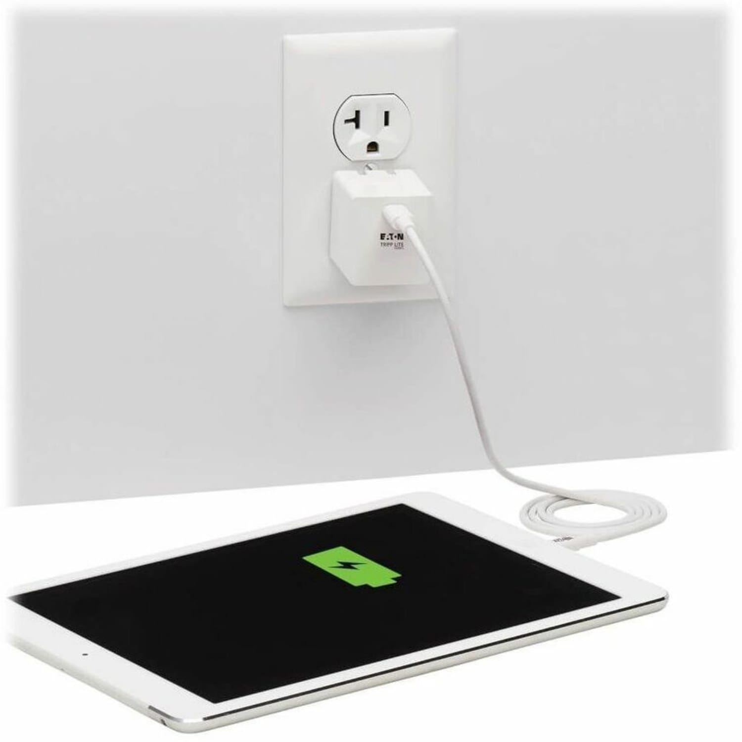 Eaton Tripp Lite Series USB C Wall Charger Compact 40W GaN Technology Power Delivery 3.0 - Power adapter - 40 Watt - 3 A - PD 3.0, QC 3.0 (24 pin USB-C) - white - Image 4