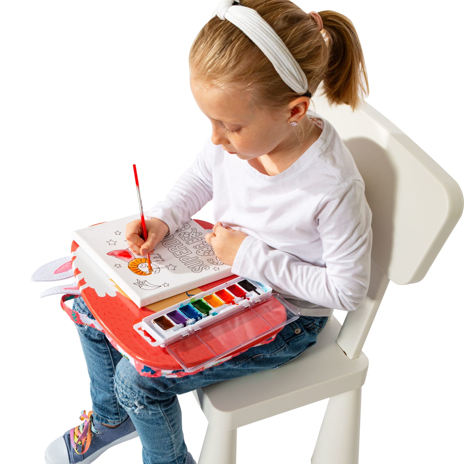 LapGear Lap Pets Kids Lap Desk, 11-5/16in x 14-1/2in, Llama - Image 3