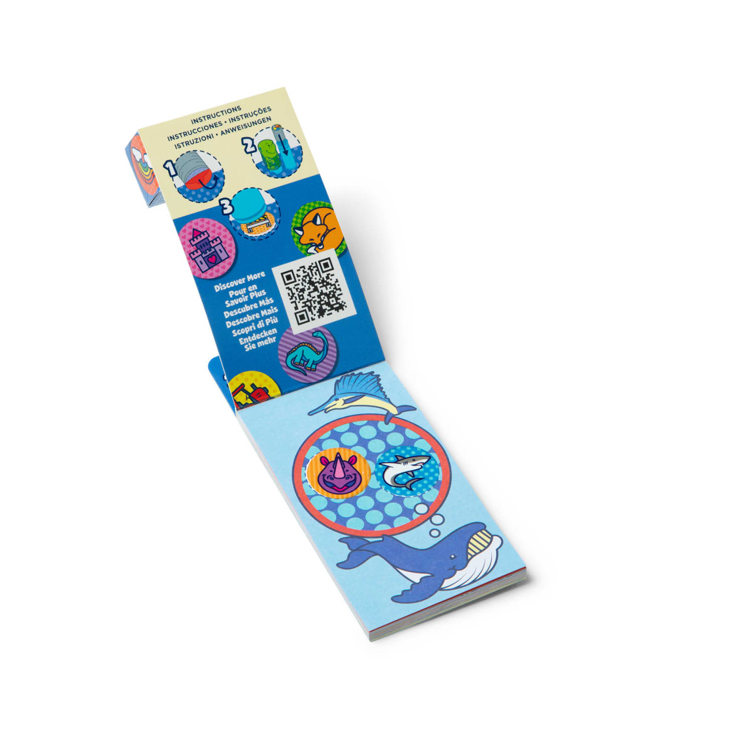 Melissa & Doug Sticker WOW! Mini Activity Pad with Refill Stickers, Surprise Pack 1, 200 Stickers Per Set, 4 Sets - Image 6