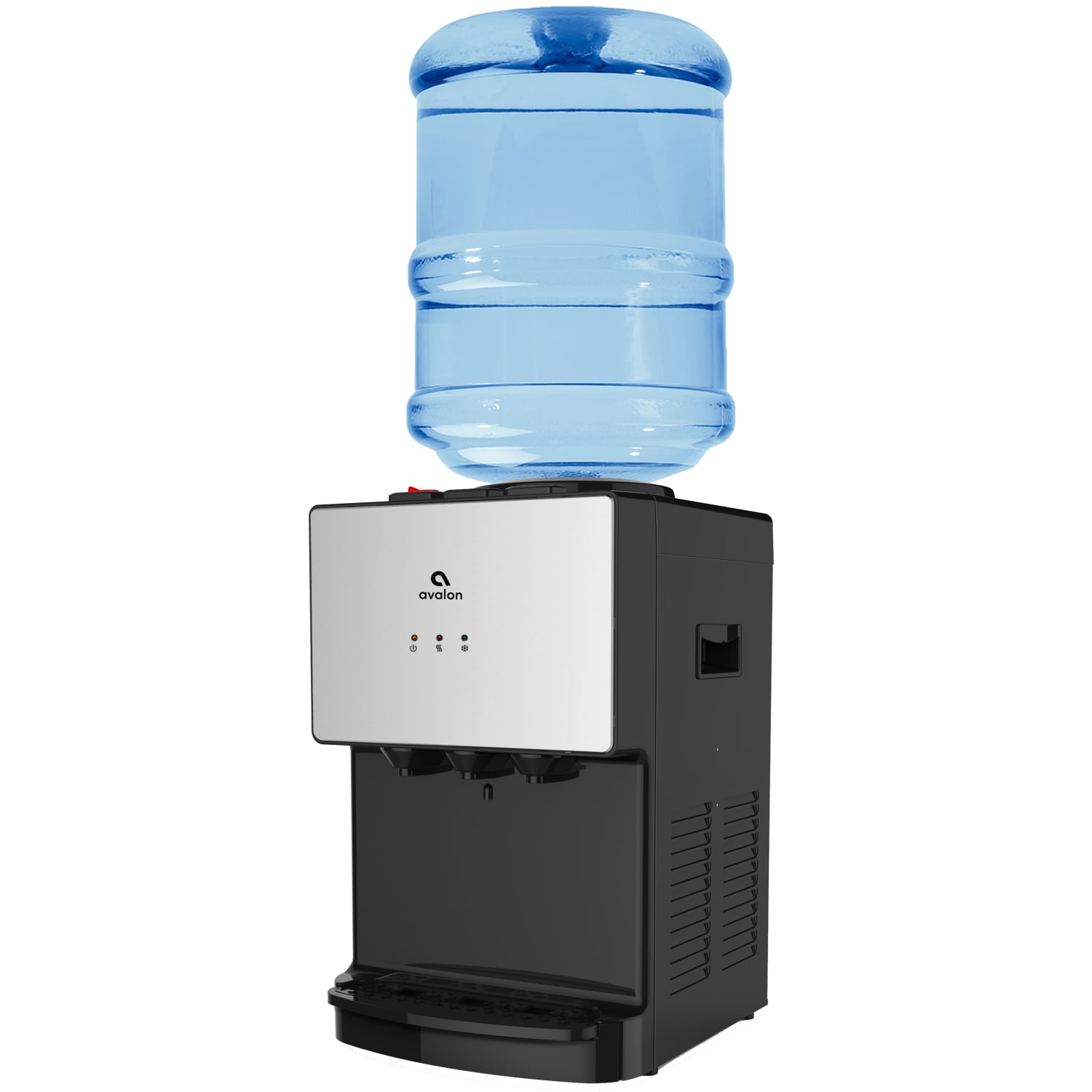 Avalon Premium 3 Temperature Top Loading Countertop Water Cooler Dispenser With Child Safety Lock. UL/Energy Star Approved- Stainless Steel - Image 3