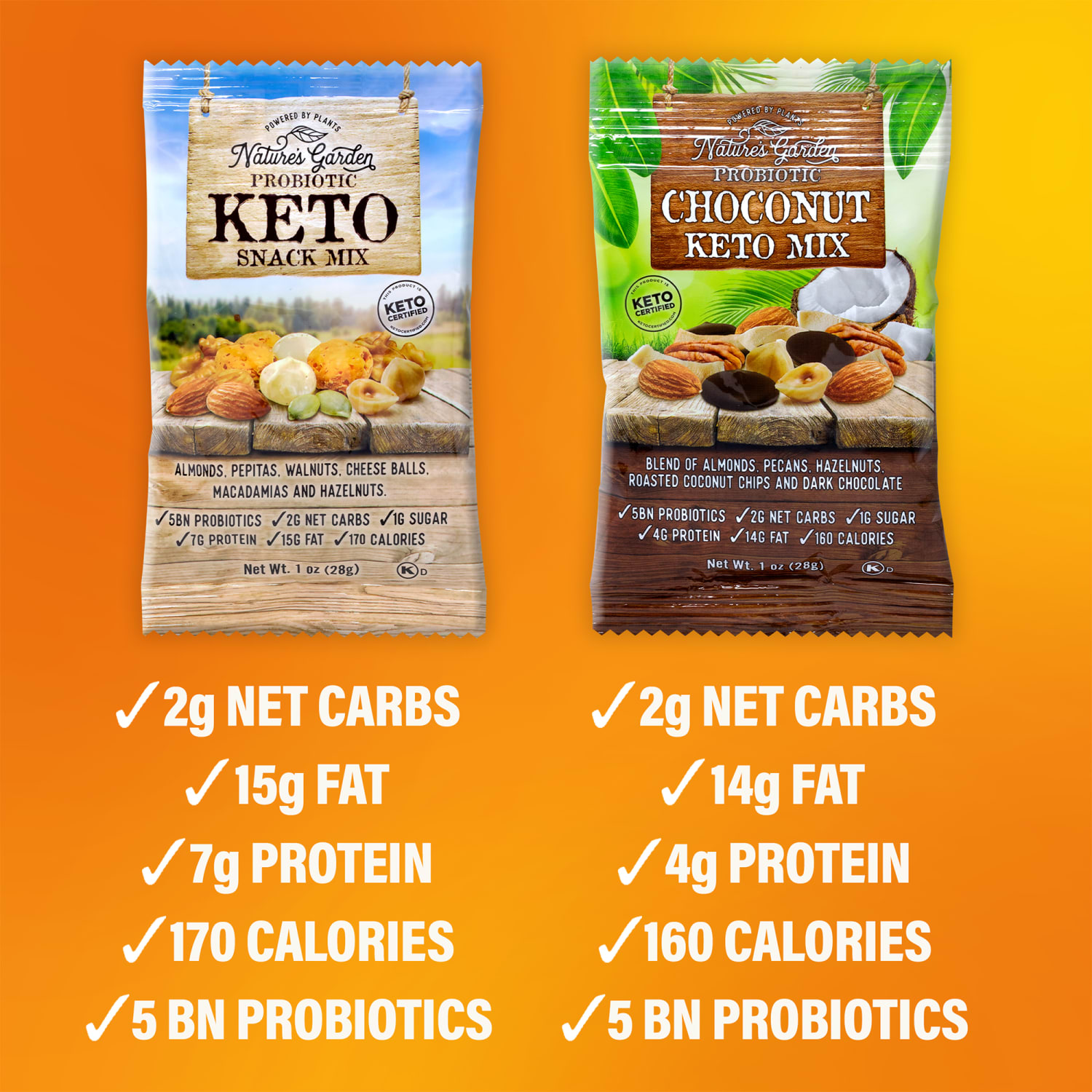 Natures Garden Keto Variety Snack Packs, 1 Oz, Pack Of 18 Bags - Image 6