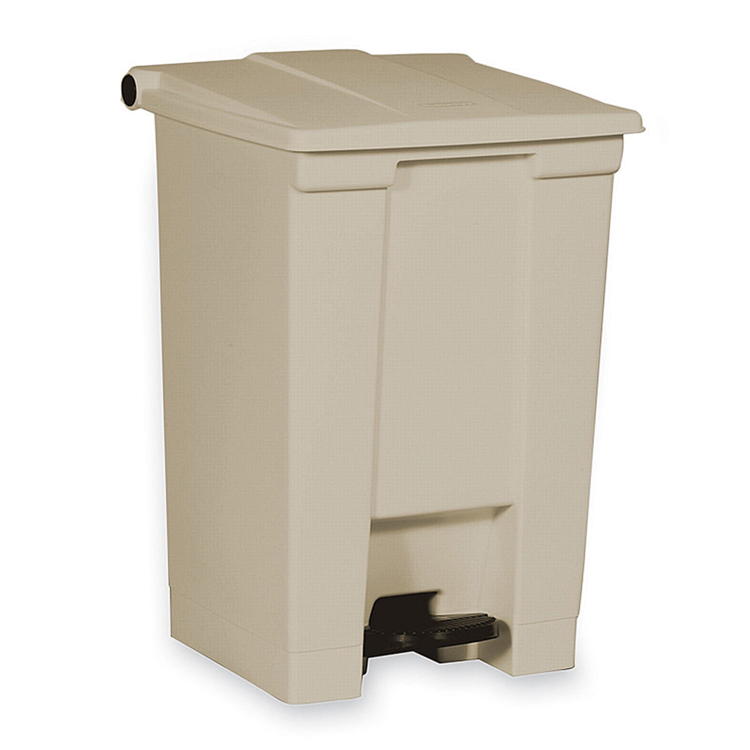 Rubbermaid Step-On Waste Container, 17 1/8in x 15 3/4inW x 16 3/4inD, 12-Gallon Capacity, Tan - Image 3