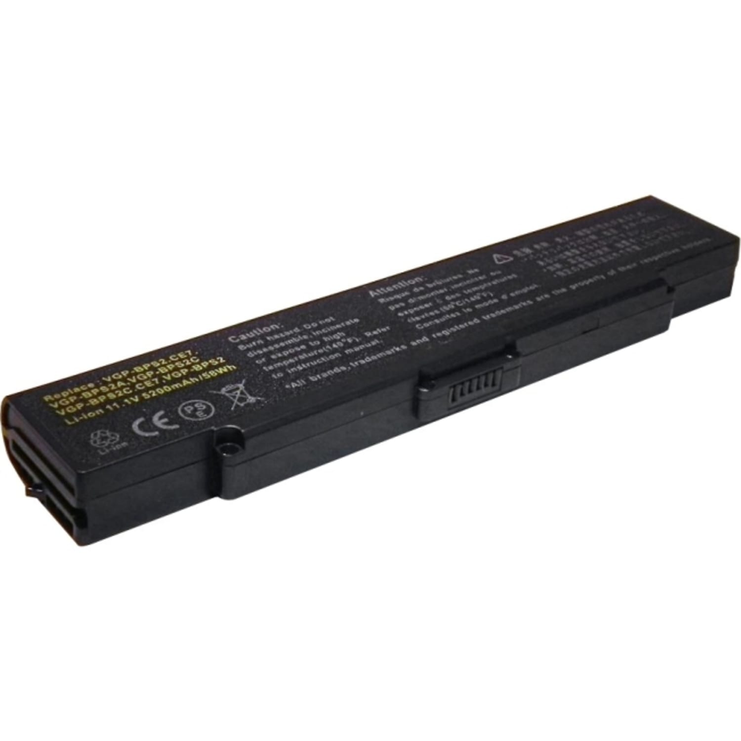 eReplacements Premium Power Products VGP-BPS2C - Notebook battery (equivalent to: Sony VGP-BPS2C) - lithium ion - 4400 mAh - for Sony VAIO VGN-FE53, FJ290, FJ370, N385; VAIO AR Series; VAIO FE Series; VAIO SZ Series - Image 3