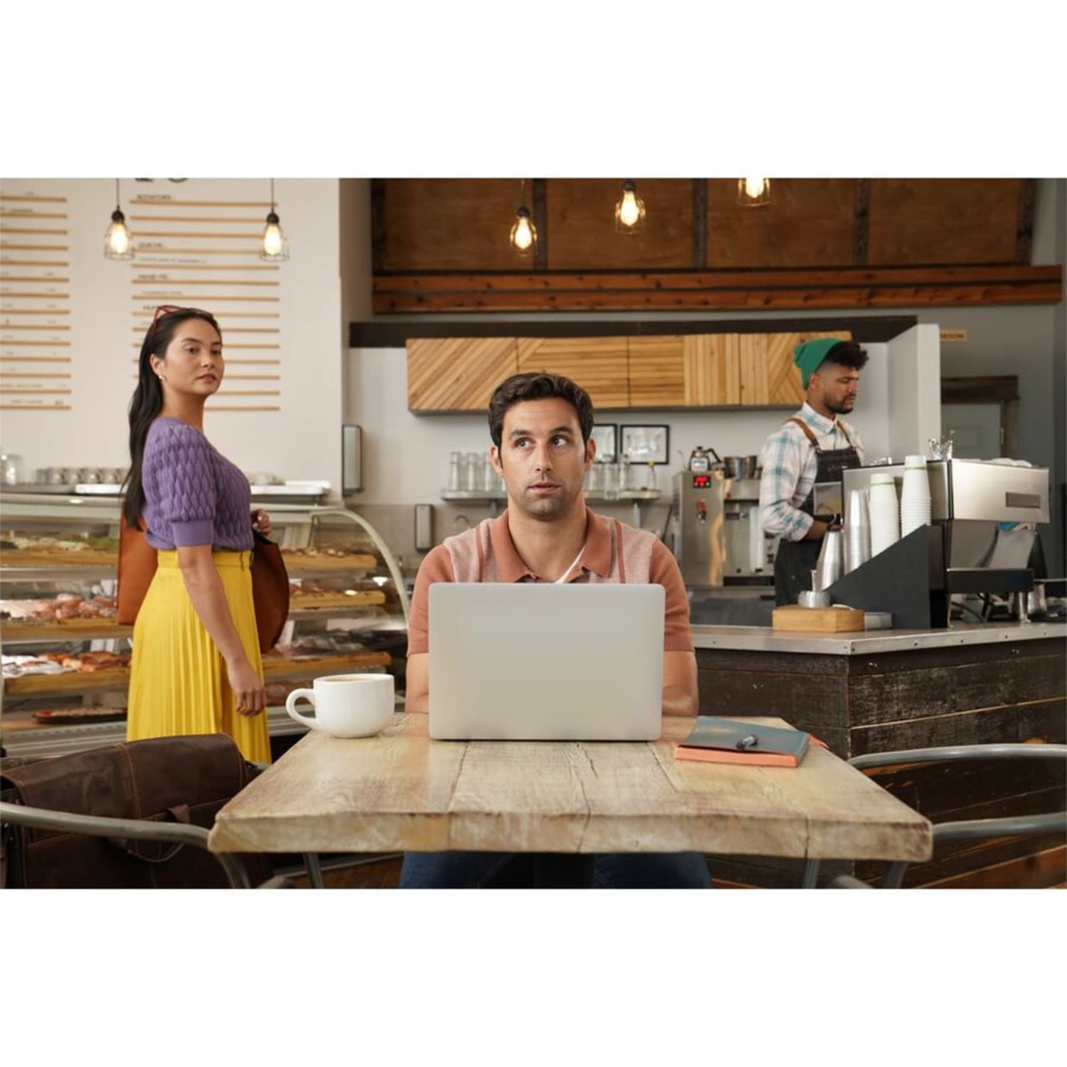 3M Bright Screen Privacy Filter for Laptops, 14in Full Screen, 16:10 Aspect Ratio, Reduces Blue Light, Anti-Glare - Image 6