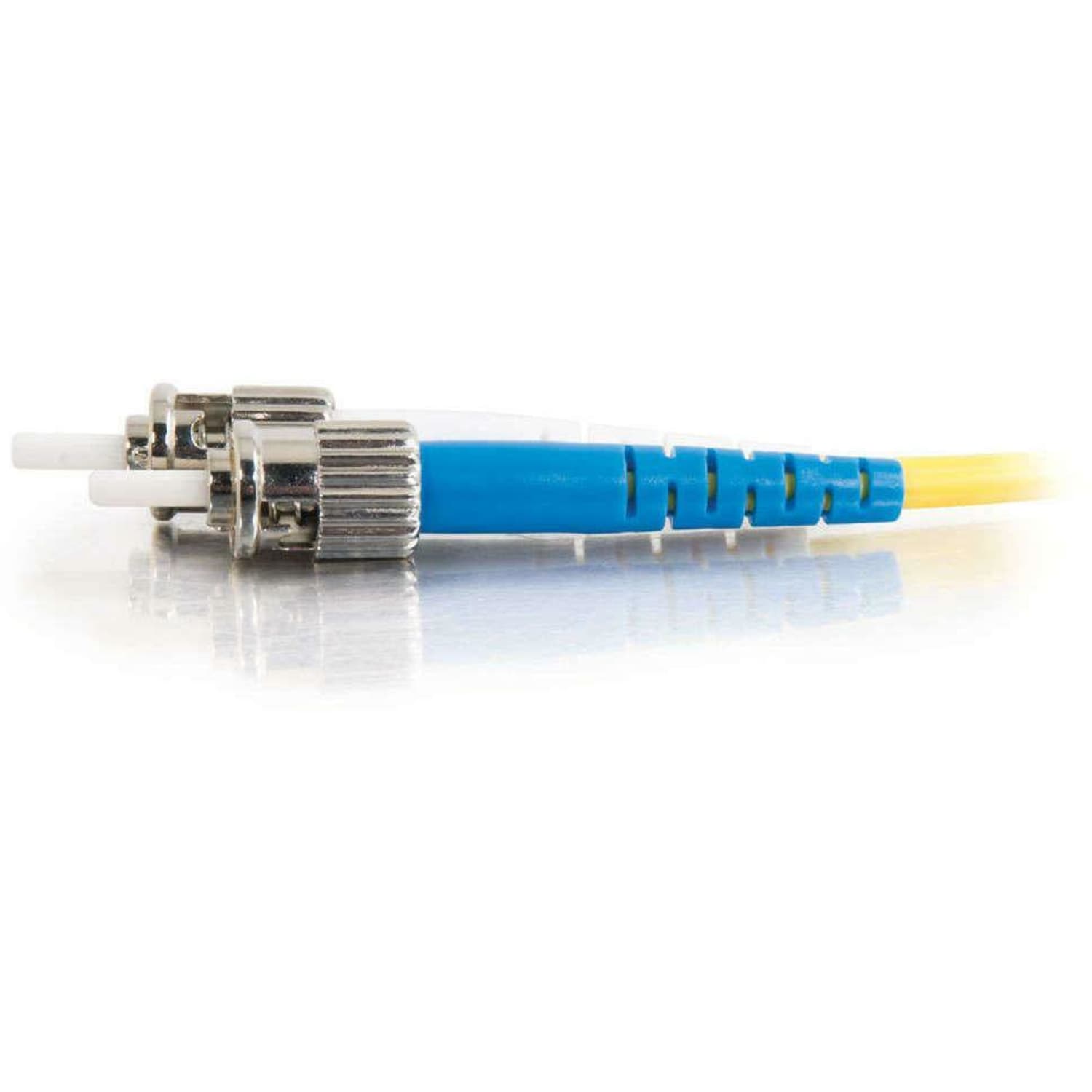 C2G-2m ST-ST 9/125 OS1 Duplex Singlemode Fiber Optic Cable (Plenum-Rated) - Yellow - 2m SC-ST 9/125 Duplex Single Mode OS2 Fiber Cable - Plenum CMP-Rated - Yellow - 6ft - Image 4