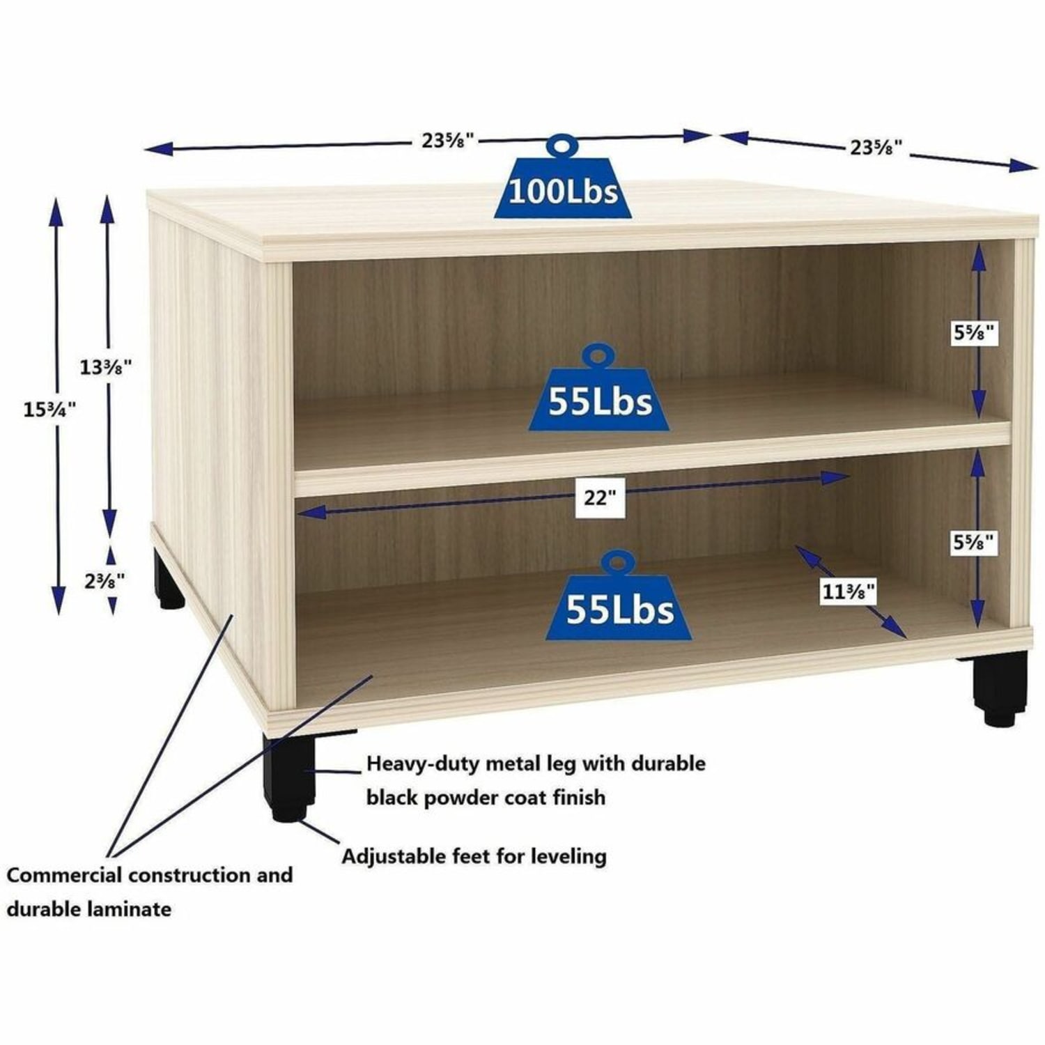 Lorell Modular Reception Table, 69205 - Image 5
