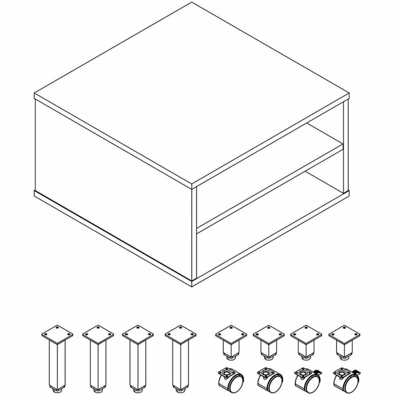 Lorell Modular Reception Table, 69205 - Image 9