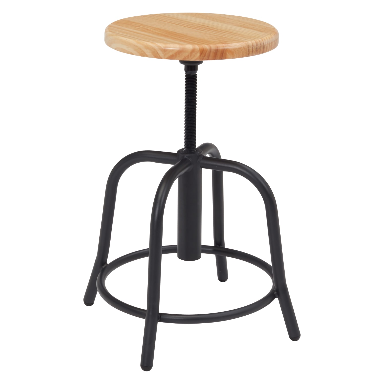 National Public Seating 19in 25in Height Adjustable Swivel Stool Wooden Seat New Zealand Pine Black Frame PopularChairscom National Public Seating 19in 25in Height Adjustable Swivel Stool Wooden Seat New Zealand Pine Black Frame PopularChairscom