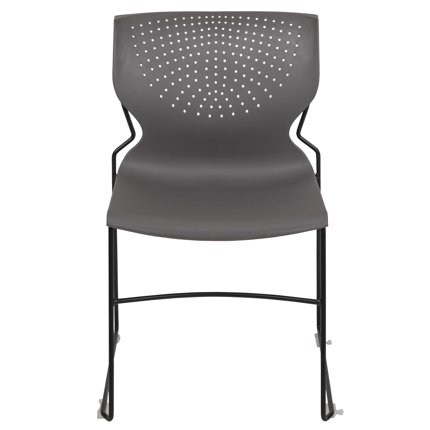 Flash Furniture HERCULES Series Full Back Stack Chairs Gray Set Of 5 Chairs PopularChairscom