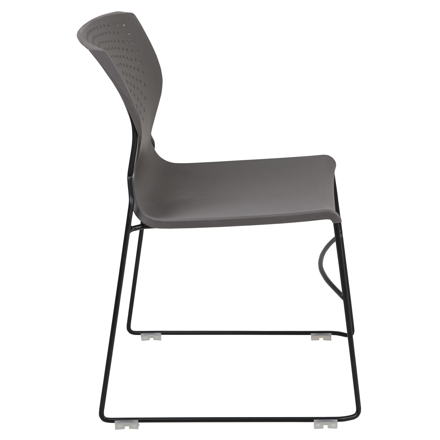 Flash Furniture HERCULES Series Full Back Stack Chairs Gray Set Of 5 Chairs PopularChairscom