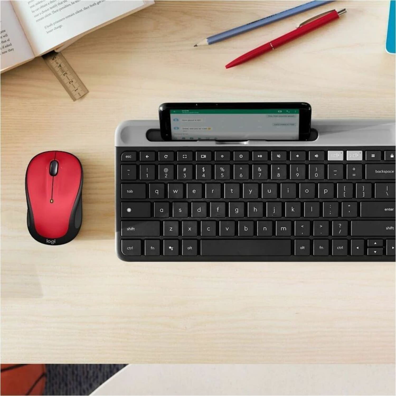 Logitech M325 Wireless Mouse, Red - Image 6