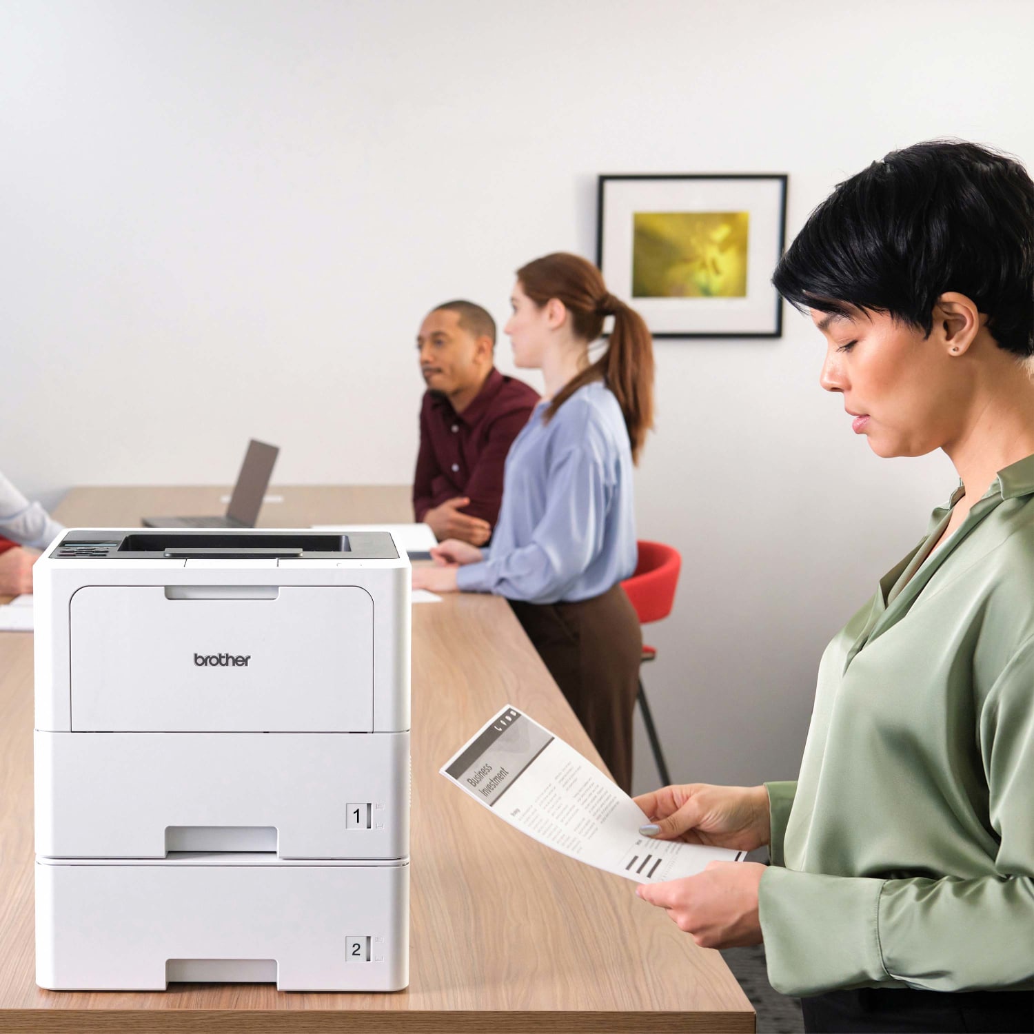 Brother HL-L6210DWT Business Wireless Monochrome Laser Printer - Image 5