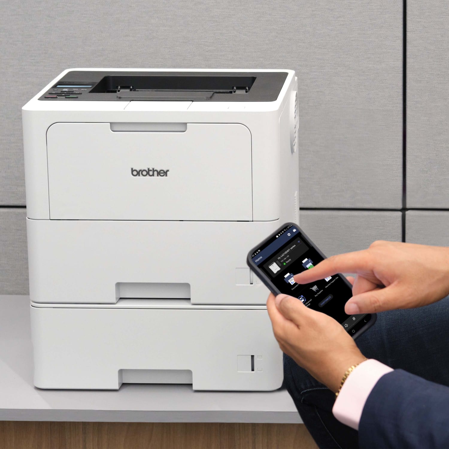 Brother HL-L6210DWT Business Wireless Monochrome Laser Printer - Image 6