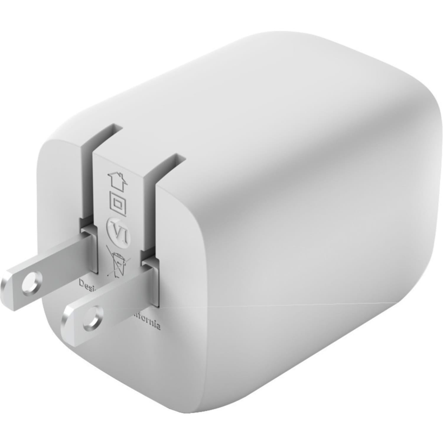 Belkin BoostCharge Pro Dual USB-C GaN Wall Charger with PPS 65W Laptop Chromebook Charging - Power Adapter - 65 W - Image 4