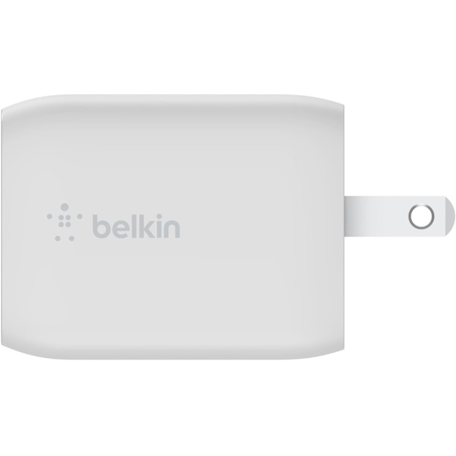 Belkin BoostCharge Pro Dual USB-C GaN Wall Charger with PPS 65W Laptop Chromebook Charging - Power Adapter - 65 W - Image 5