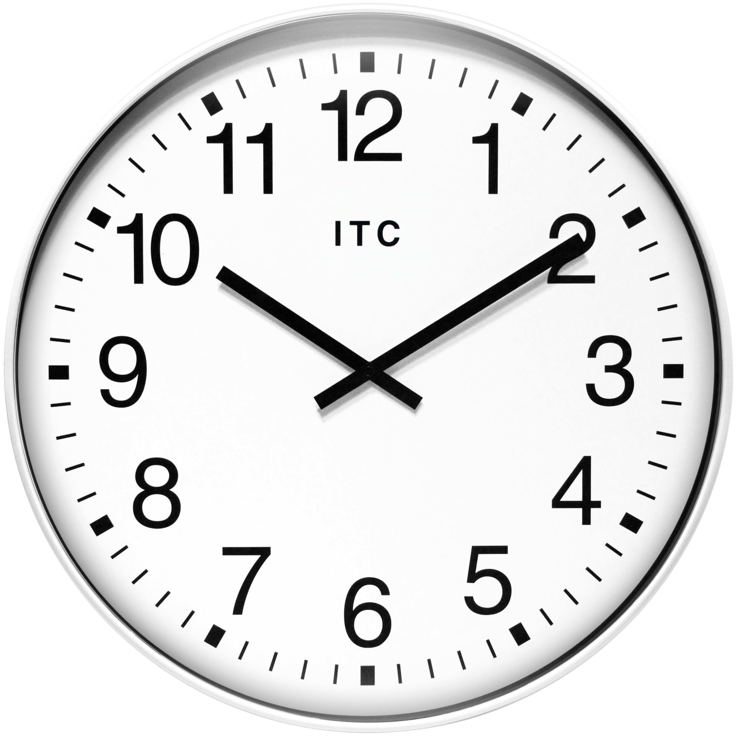 Infinity Instruments Profuse Wall Clock, 19in, White