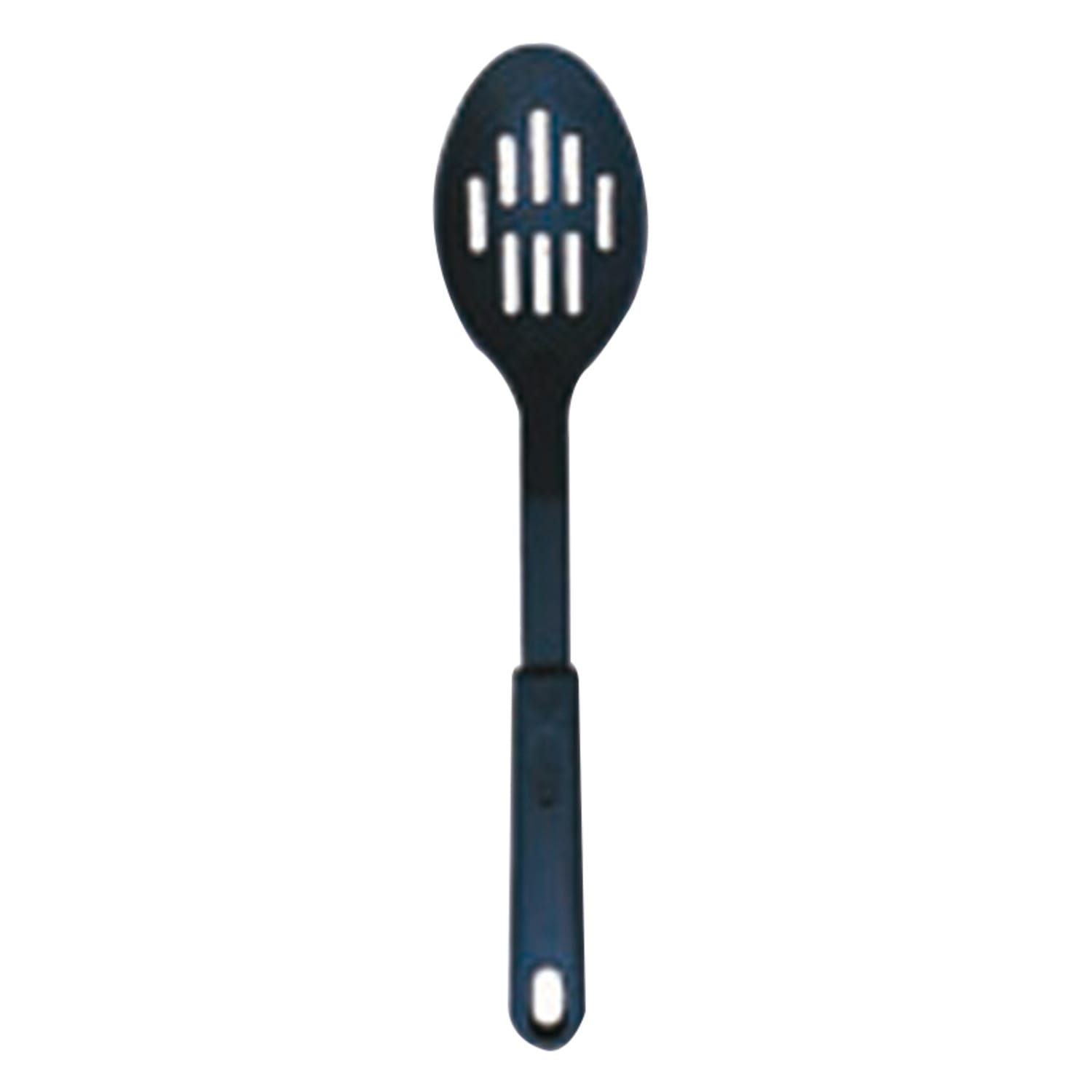 Winco Nylon Serving Spoon, Slotted, 12in, Black