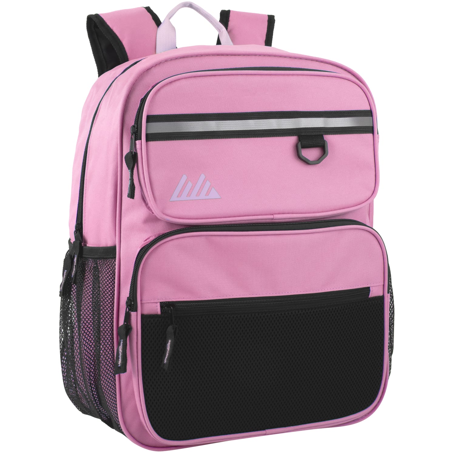 Summit Ridge Reflective Backpacks, Pink/Purple/Light Blue/Teal, Pack Of 24 Backpacks - Image 6