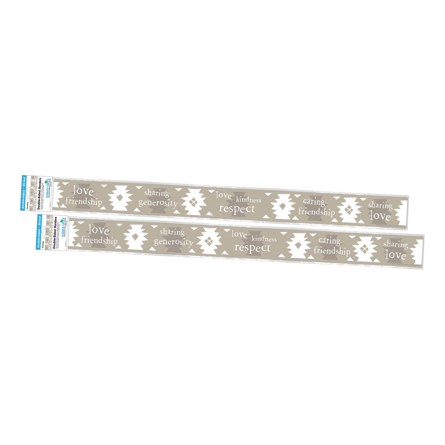 Barker Creek Double-Sided Borders, 3in x 35in, Friendship, 12 Strips Per Pack, Set Of 2 Packs - Image 3