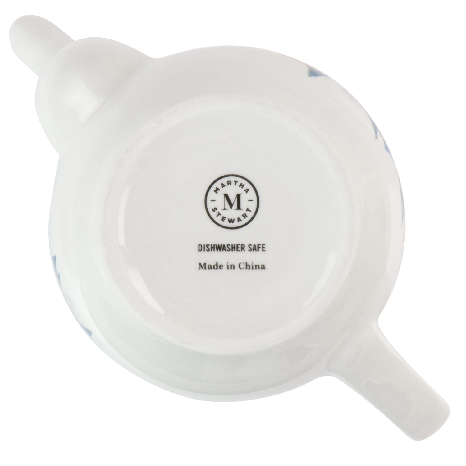 Martha Stewart Floral Ceramic Tea Pot, 1.4 Qt, White - Image 5